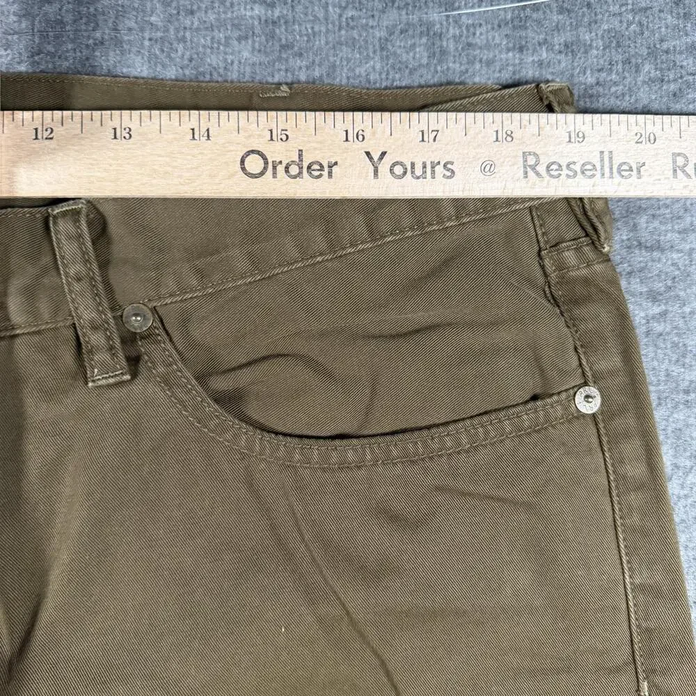 Polo Ralph Lauren Pants Mens 38x33 Brown Cotton Straight 5 Pocket Denim Casual